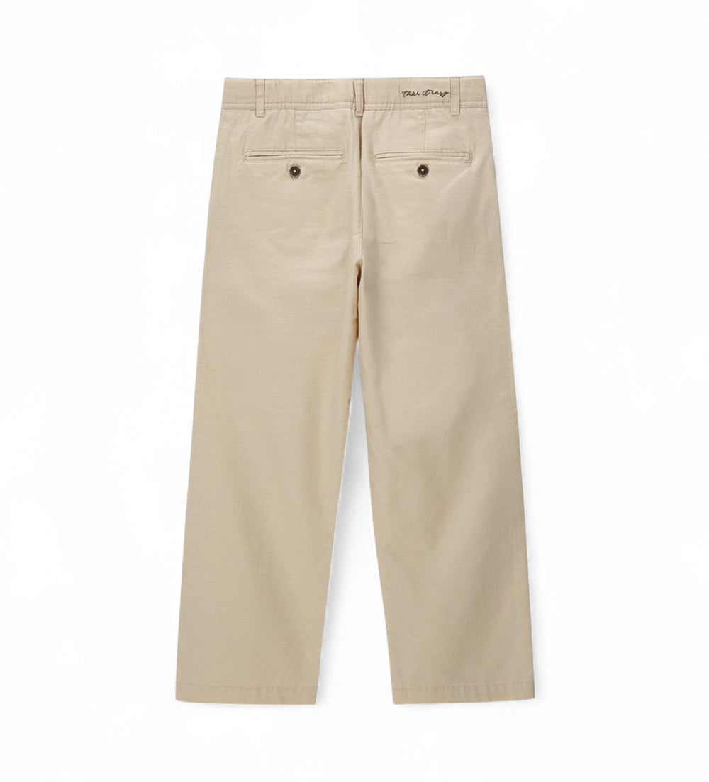 Boy - Linen blend trousers 9 - 10 Y Beige