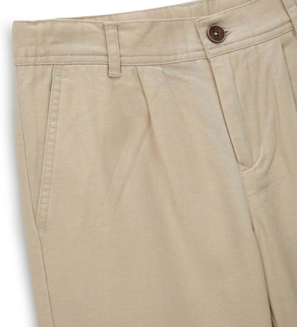 Boy - Linen blend trousers 9 - 10 Y Beige
