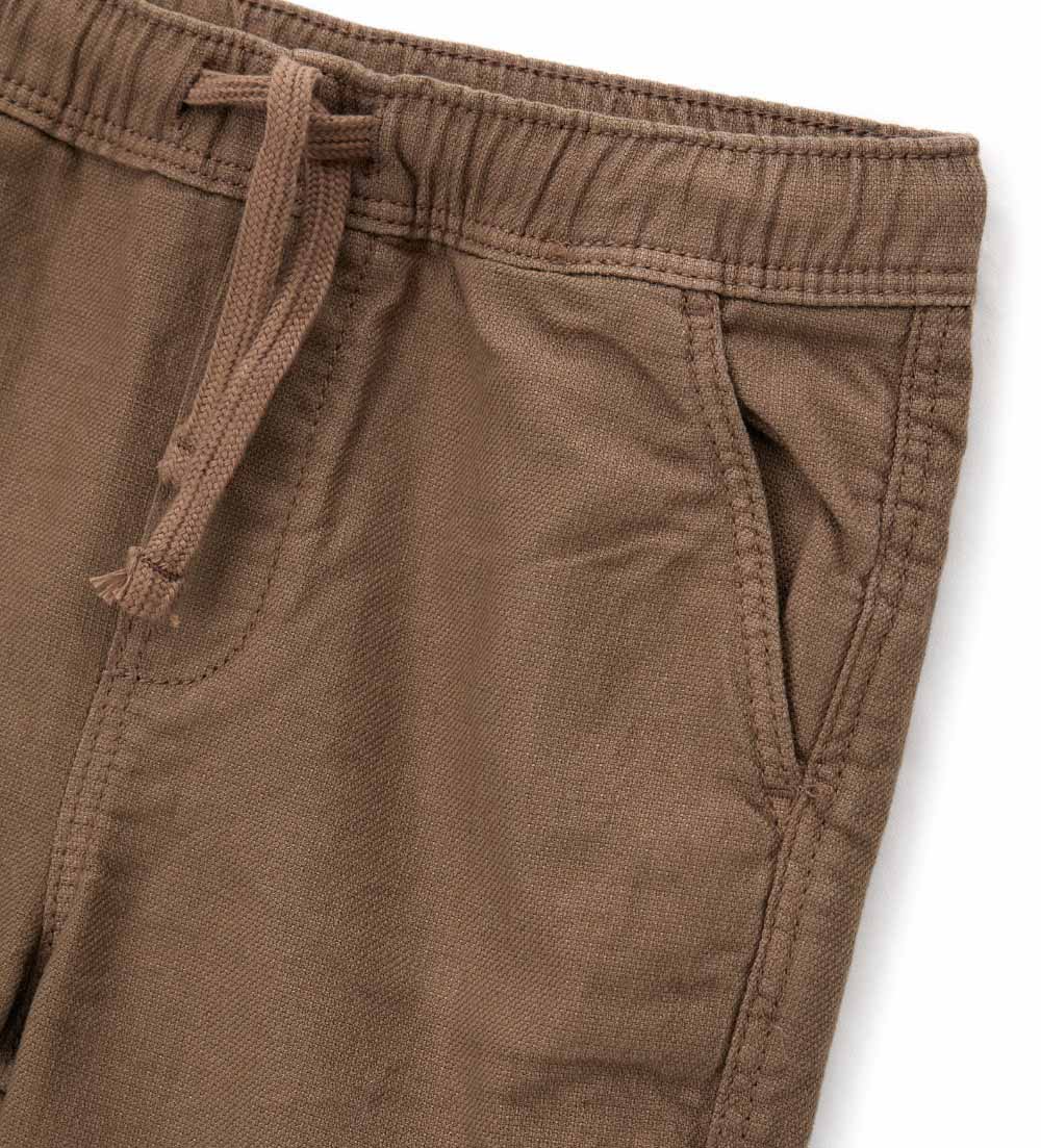 Boy - Cotton bermuda shorts 9 - 10 Y Brown