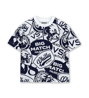 Boy - Graphic Crew Neck Printed T-shirt