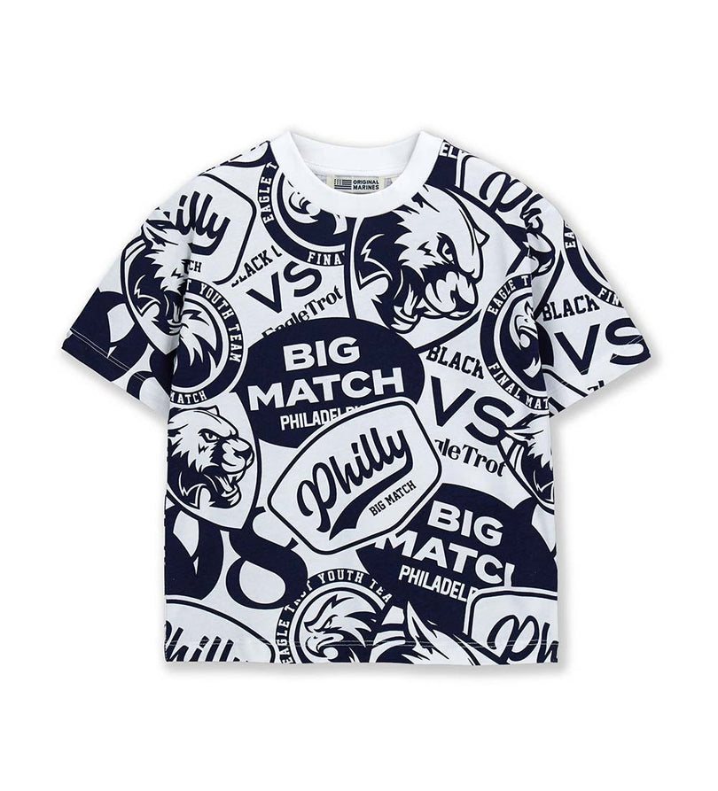 Boy - Graphic Crew Neck Printed T-shirt