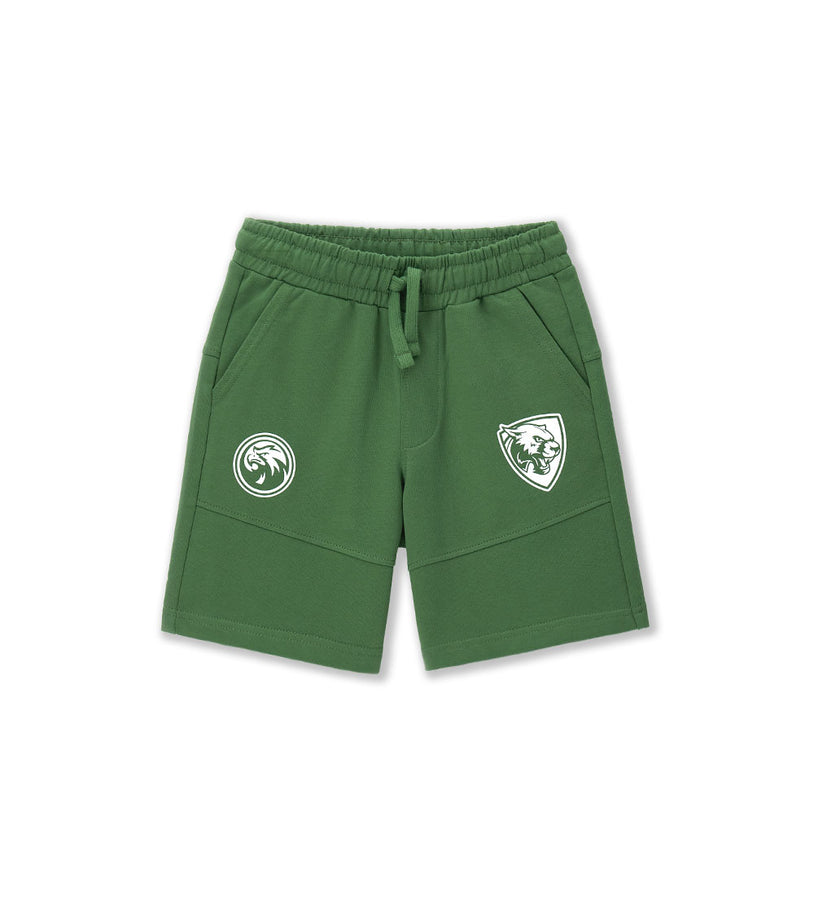 Boy - Printed cotton bermuda shorts
