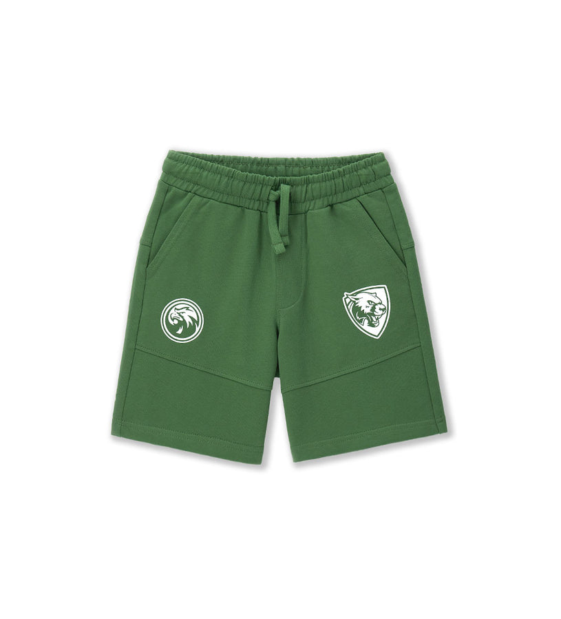 Boy - Printed cotton bermuda shorts