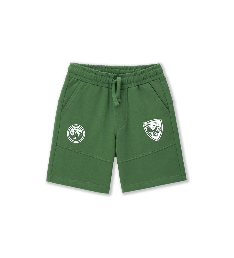 Boy - Printed cotton bermuda shorts