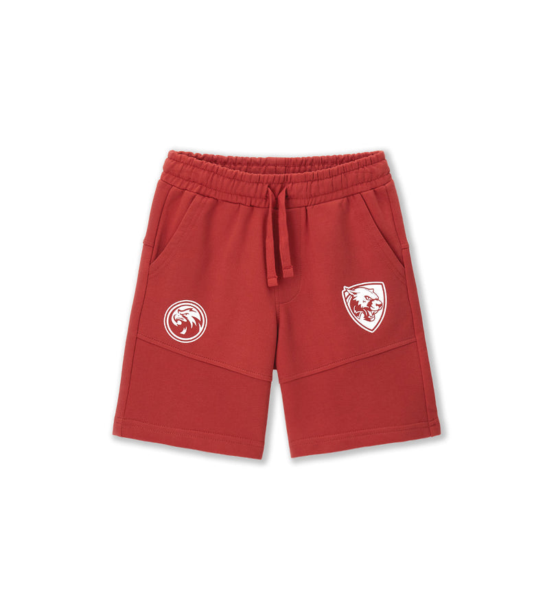 Boy - Printed cotton bermuda shorts
