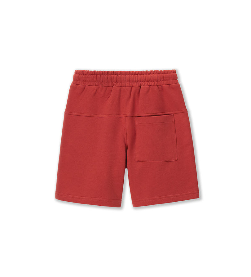 Boy - Printed cotton bermuda shorts