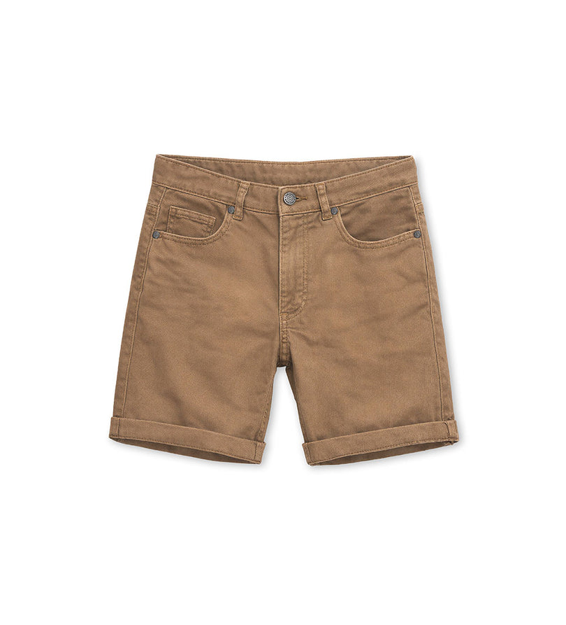 Boy - Embroidered 5-pocket bermuda shorts