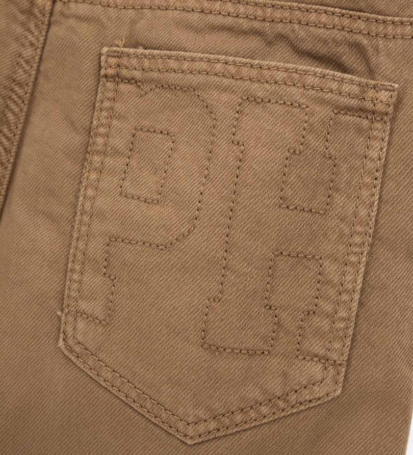 Boy - Embroidered 5-pocket bermuda shorts