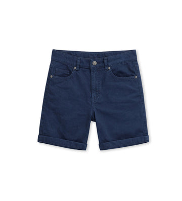 Boy - Embroidered 5-pocket bermuda shorts