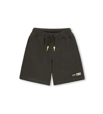 Boy - Cotton Fleece Bermuda shorts with print