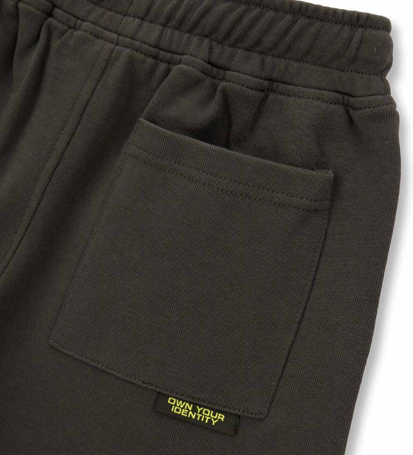 Boy - Cotton Fleece Bermuda shorts with print