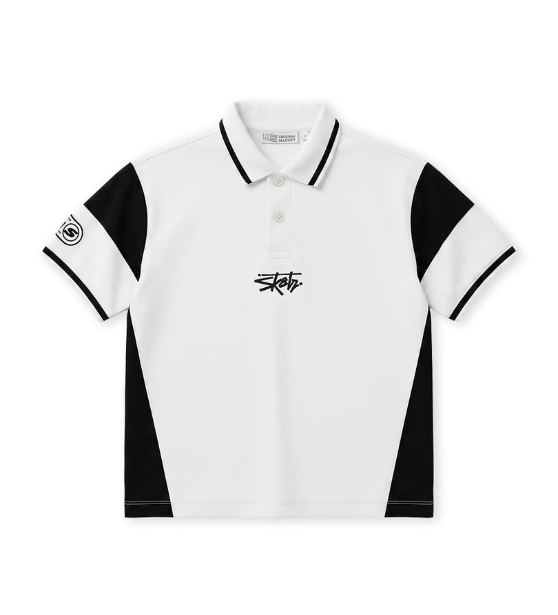 Boy - Pique polo shirt with prints