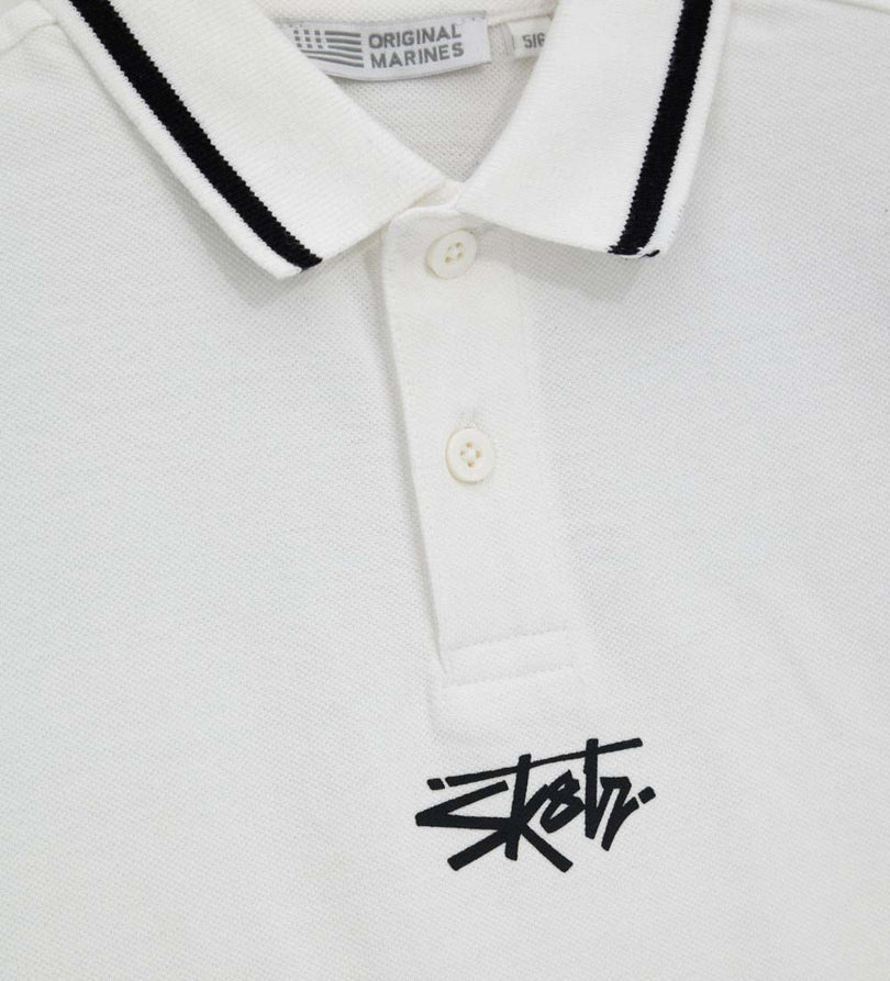 Boy - Pique polo shirt with prints