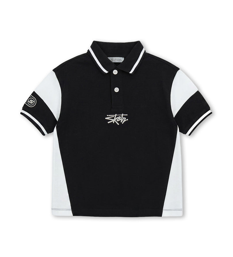 Boy - Pique polo shirt with prints