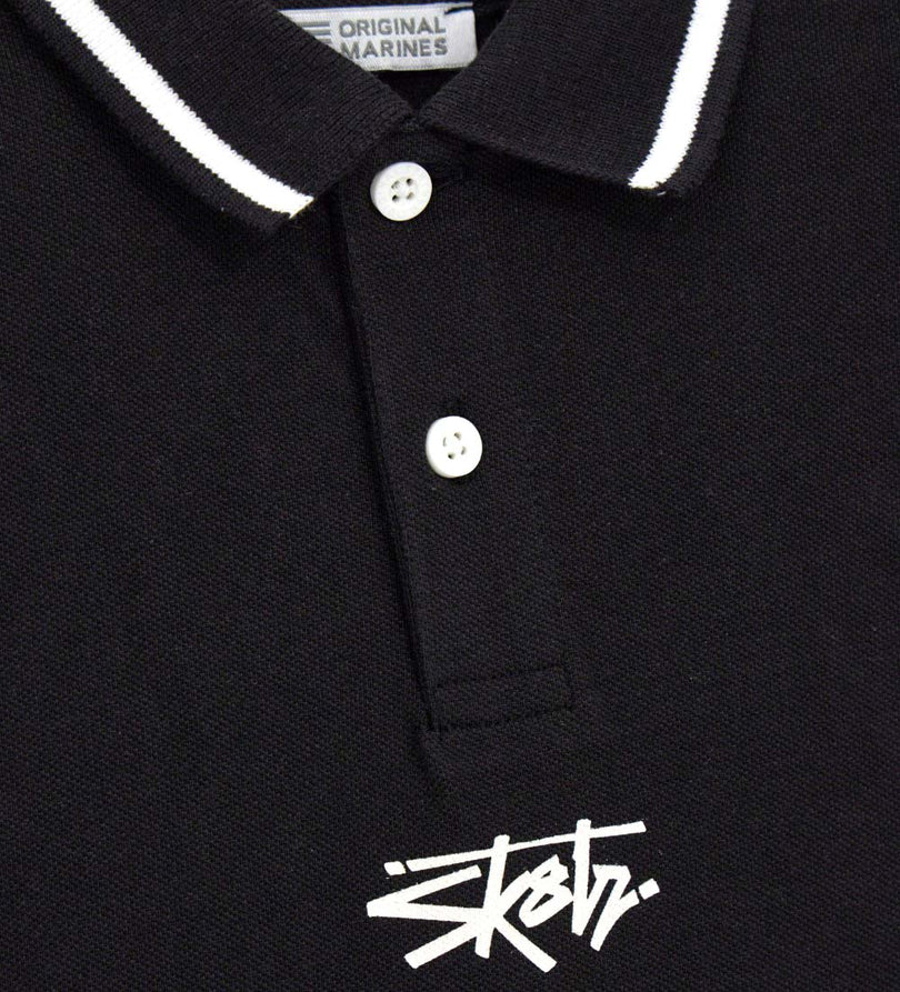 Boy - Pique polo shirt with prints