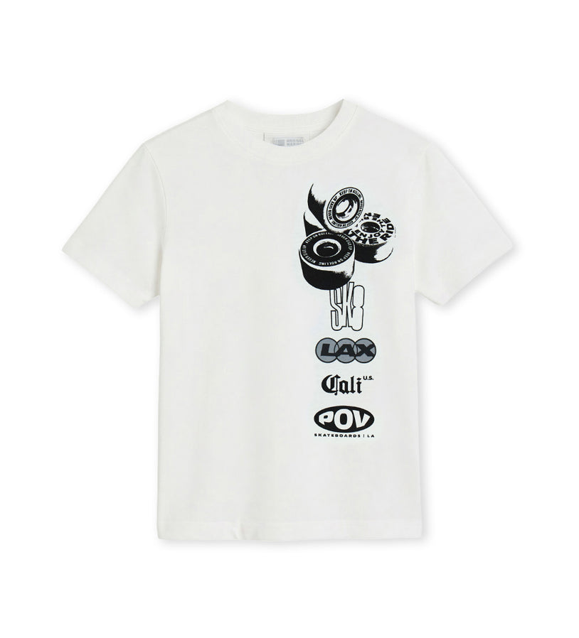 Boy - Printed Crew Neck Cotton T-shirt