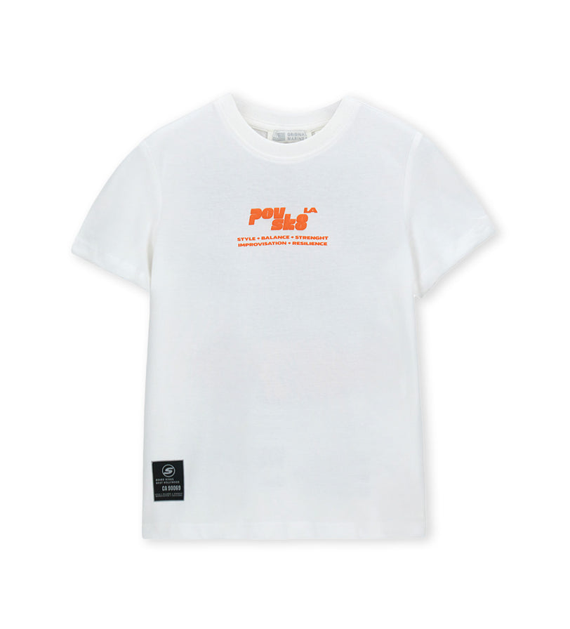 Boy - Textured Print T-shirt