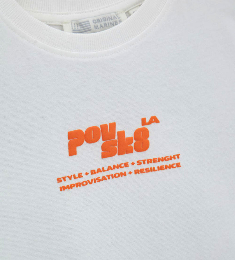 Boy - Textured Print T-shirt