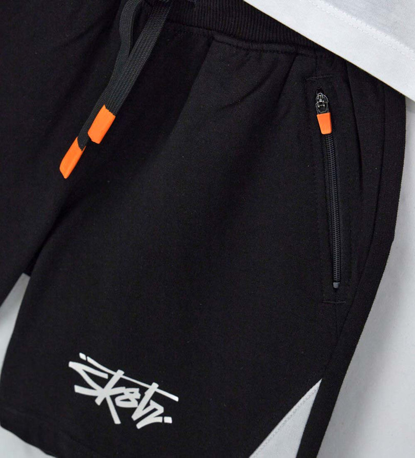 Boy - Top and bermuda shorts set 9 - 10 Y Orange