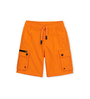 Boy - Poplin cargo bermuda shorts