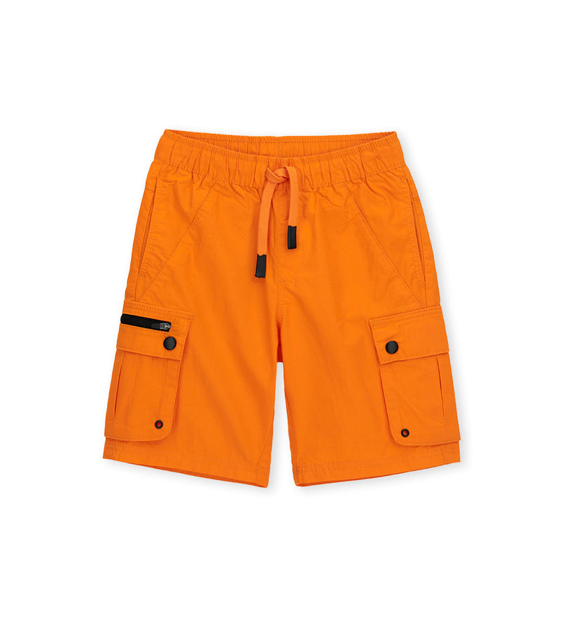 Boy - Poplin cargo bermuda shorts