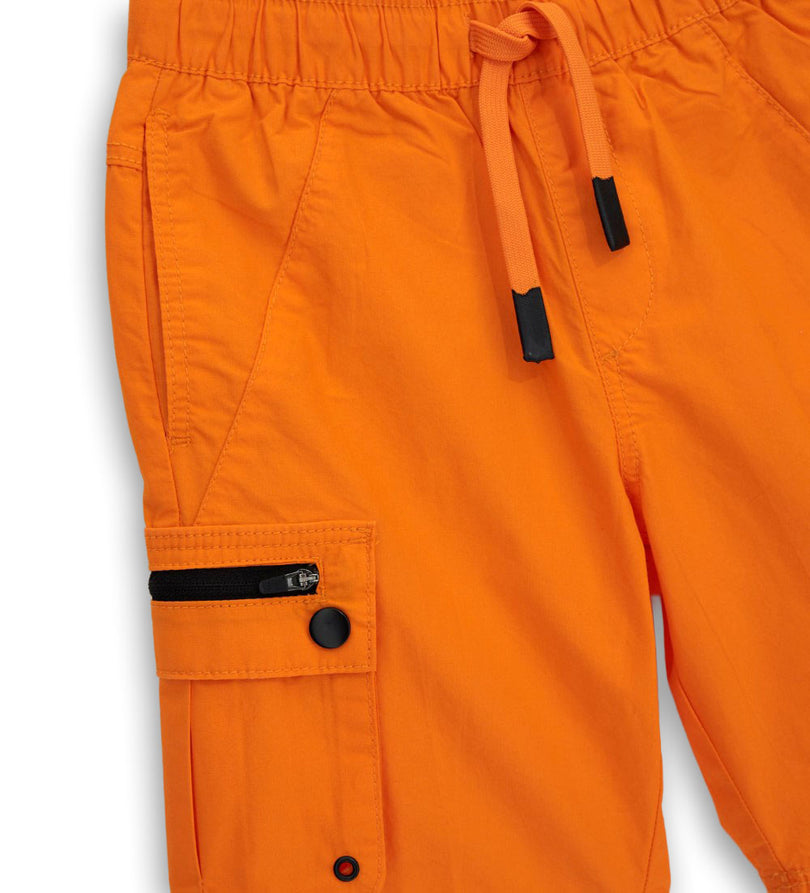 Boy - Poplin cargo bermuda shorts