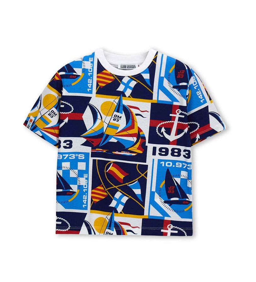 Boy - T-shirt with allover print