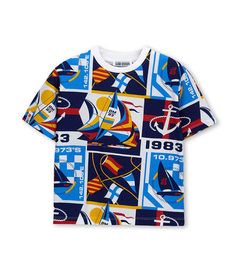 Boy - T-shirt with allover print