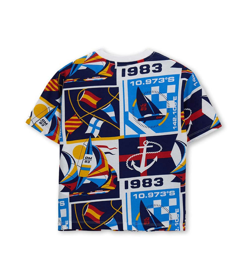 Boy - T-shirt with allover print