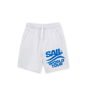 Boy - Bermuda shorts with print 9 - 10 Y White