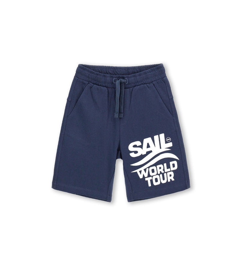 Boy - Bermuda shorts with print 9 - 10 Y White