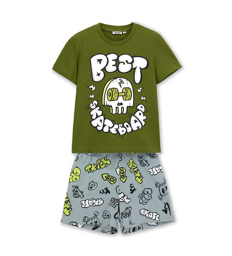 Boy - Short Sleeve Cotton pajamas