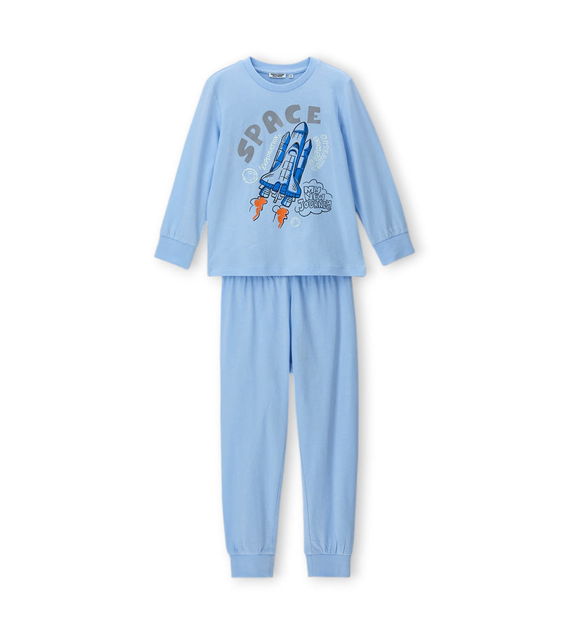 Boy - Long Sleeve Reflective Print pajamas