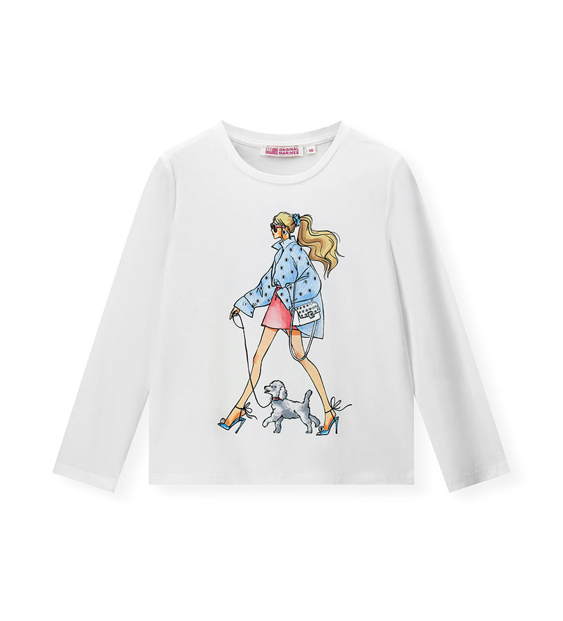 Girl - Glitter & Rhinestone T-shirt