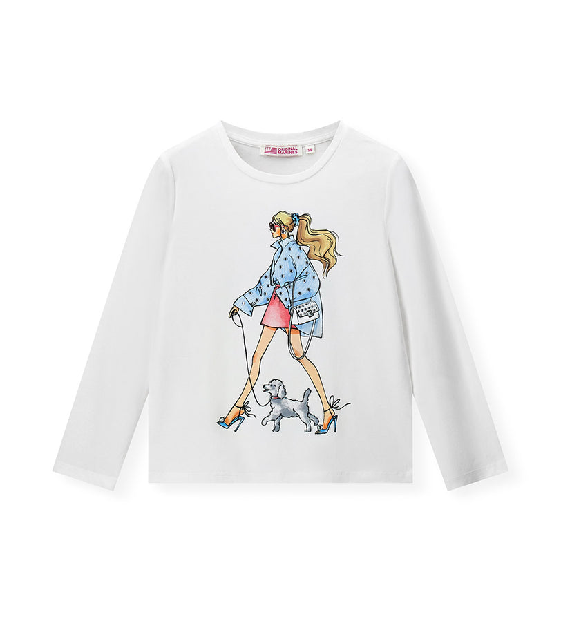 Girl - Glitter & Rhinestone T-shirt