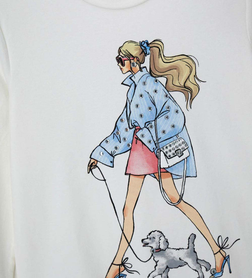 Girl - Glitter & Rhinestone T-shirt