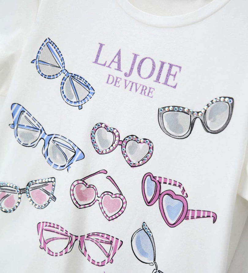 Girl - Stretch Cotton Glitter T-shirt