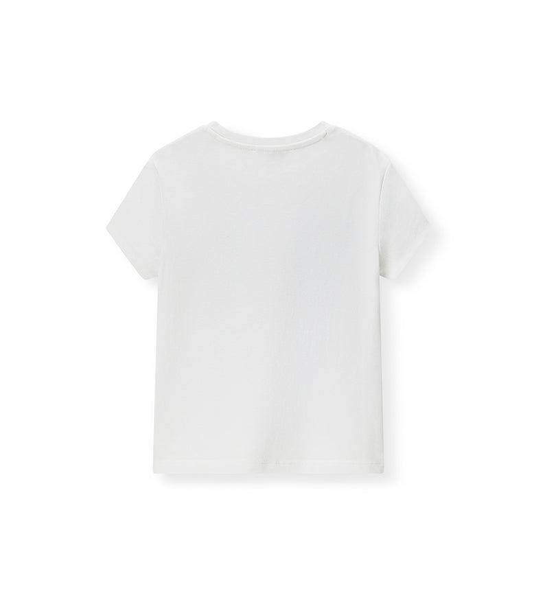 Girl - Stretch Cotton Glitter T-shirt