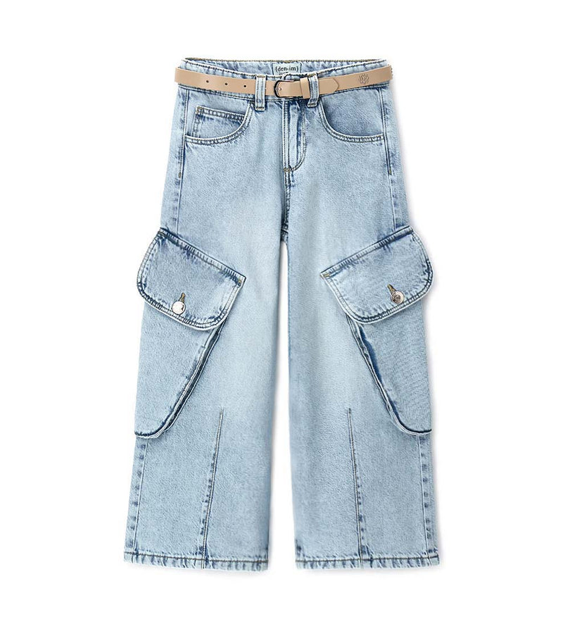 Girl - Jeans with belt