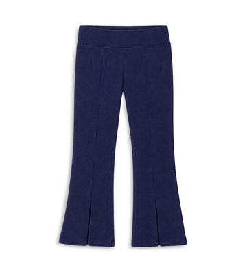 Girl - Leggings with slits 9 - 10 Y Blue