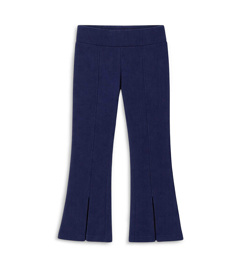 Girl - Leggings with slits 9 - 10 Y Blue