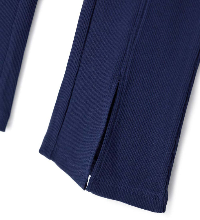 Girl - Leggings with slits 9 - 10 Y Blue