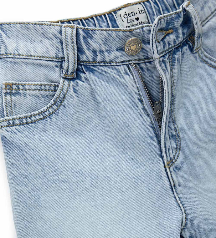 Girl - Denim bermuda shorts