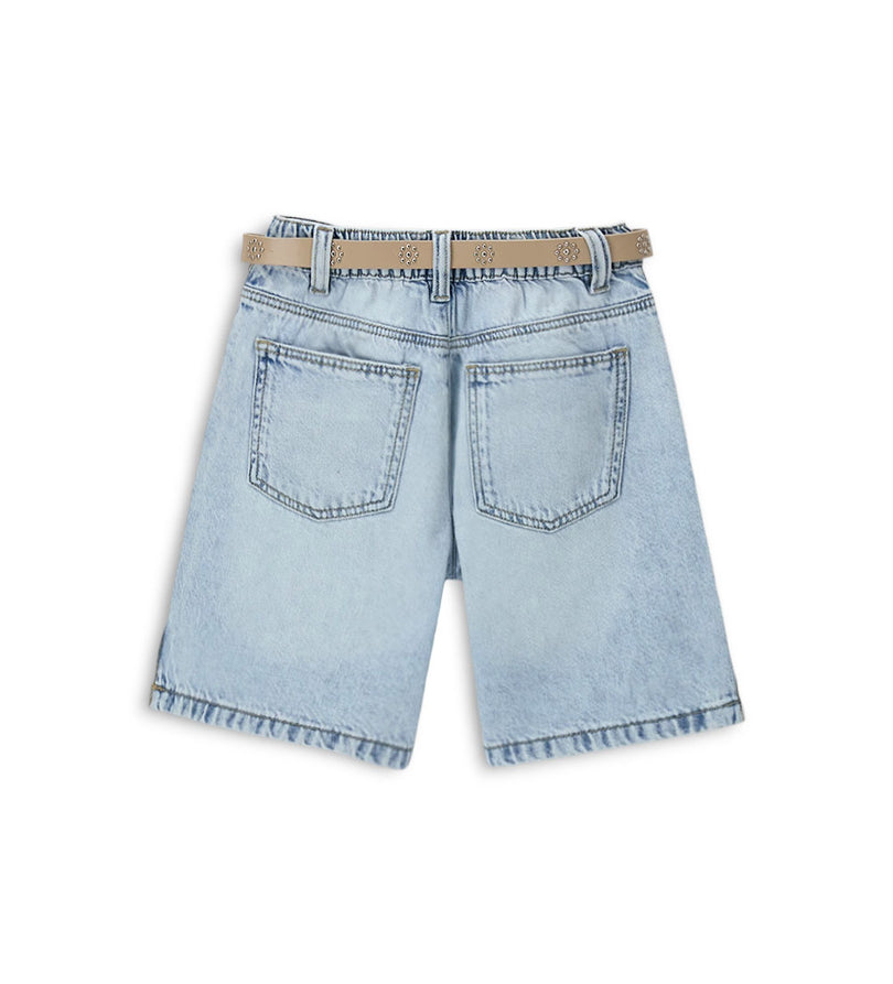Girl - Denim bermuda shorts