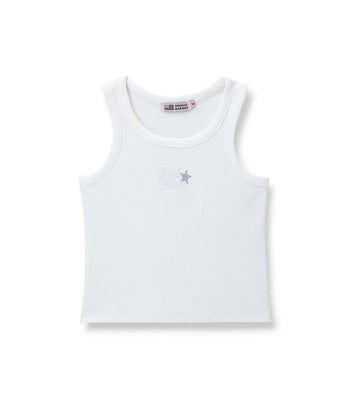 Girl - Tank top with embroidery