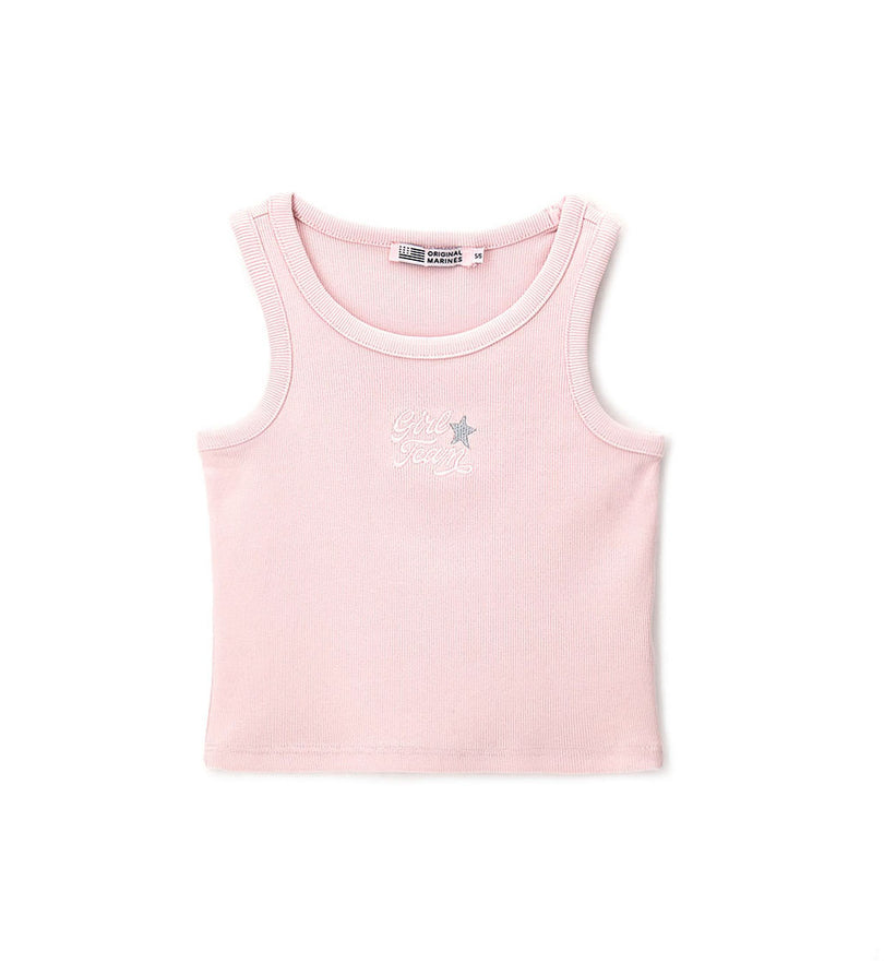 Girl - Tank top with embroidery