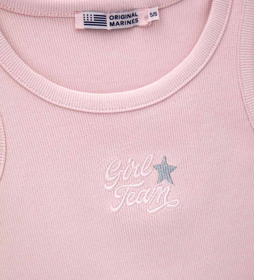 Girl - Tank top with embroidery