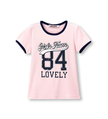 Girl - T-shirt with rhinestones