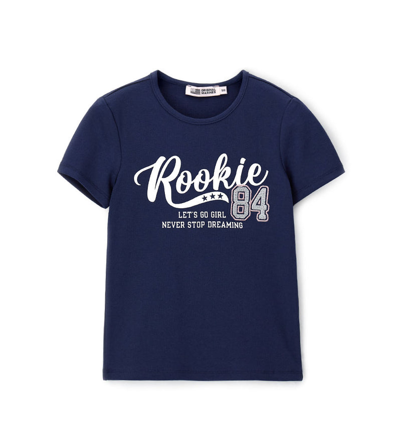 Girl - T-shirt with embroidery