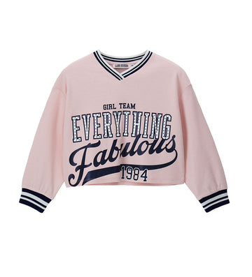 Girl - Cropped sweatshirt